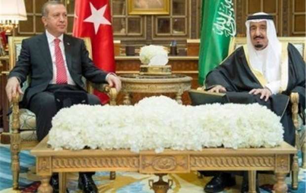 رایزنی اردوغان و پادشاه سعودی با محوریت سوریه