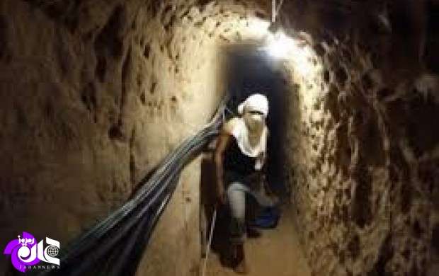 کشف تونل ۵۰۰ متری پُر از مهمات داعش در دیرالزور