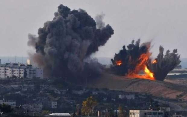 سلسله حملات هوایی رژیم صهیونیستی به غزه
