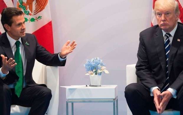 درگیری لفظی ترامپ با رئیس جمهور مکزیک