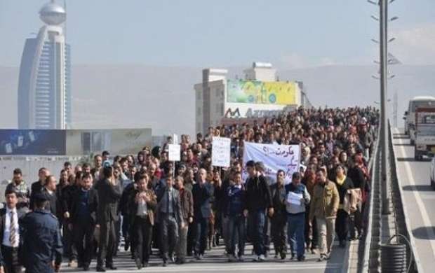 سرکوب معترضان دز اقلیم کردستان