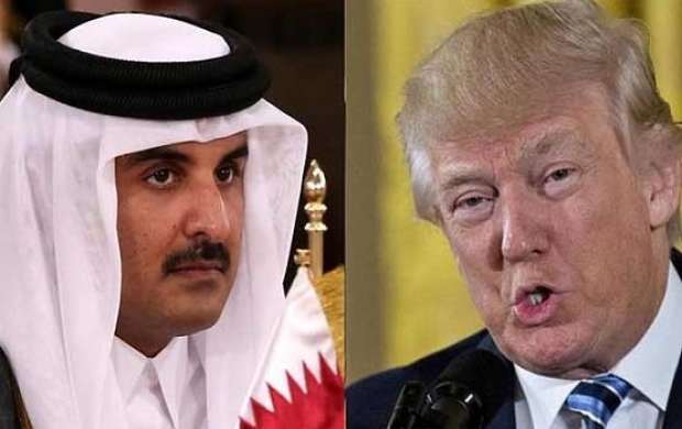 تماس تلفنی ترامپ با امیر قطر