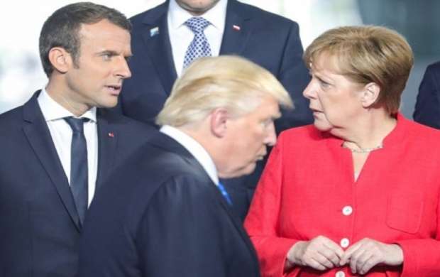 گفتگوی ترامپ با سران آلمان و فرانسه درباره سوريه