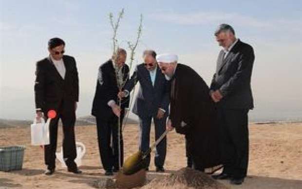 روحانی: همه مردم درطرح درختکاری مشارکت کنند