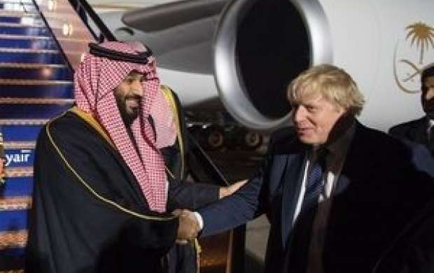 ولیعهد عربستان وارد لندن شد