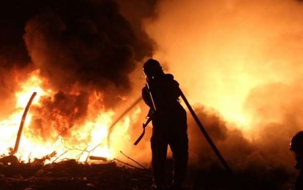 آتش‌سوزی درنمایشگاه عرضه محصولات در تهرانسر