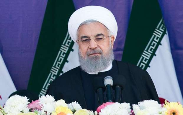 واکنش روحانی به شعارهای یک جانباز ارتش