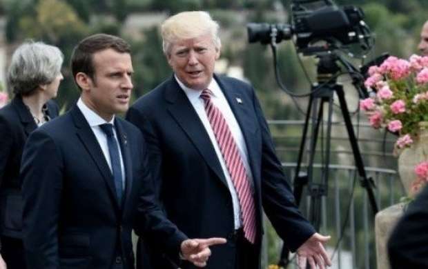 هدایای عجیب رهبران آمریکا و فرانسه به یکدیگر