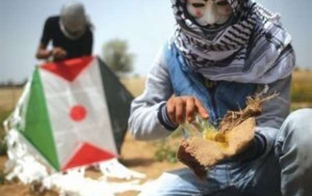 بادبادک‌های آتشین؛ سلاح جدید فلسطینی‌ها +عکس