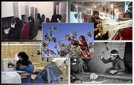 رشد یک درصدی مشارکت اقتصادی زنان در ایران