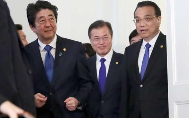 دیدار سران چین،ژاپن و کره جنوبی با محورکره شمالی