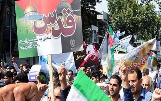 تظاهرات مردم ایران علیه جنایات صهیونیست‌ها