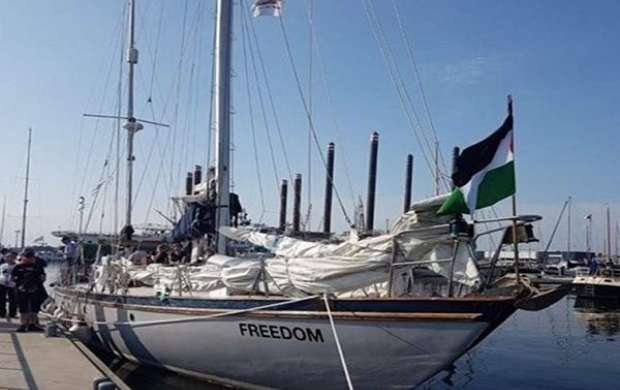 ورود کشتی های شکست محاصره غزه به هلند