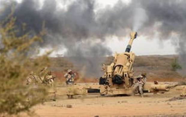 انهدام یک تانک سعودی توسط ارتش یمن