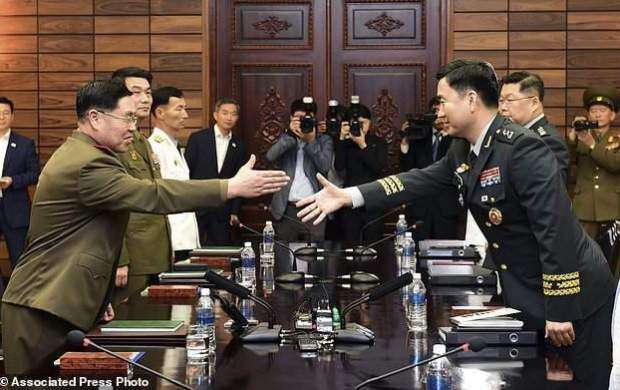 مذاکرات نظامی دو کره برای کاهش تنش‌های مرزی