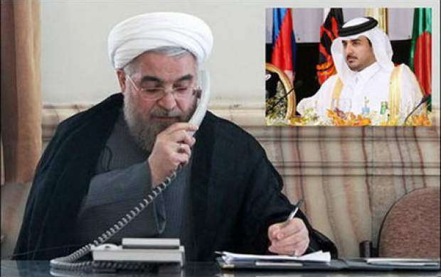 روحانی: تهران همچنان در کنار دوحه خواهد بود/ امیر قطر: فراموش نمی کنیم+ آرزوی موفقیت برای فوتبال ایران!
