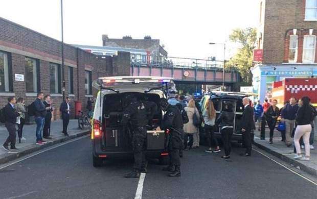 ۵ مجروح در انفجاری در ایستگاه مترو در شمال لندن
