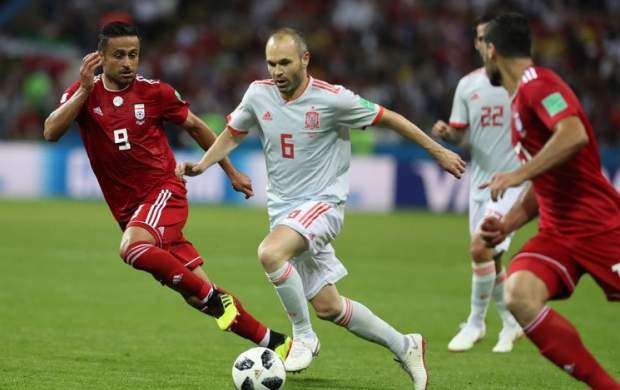 خلاصه بازی ایران 0-1 اسپانیا