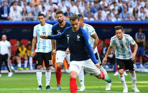 صعود فرانسه با پیروزی مقابل آرژانتین