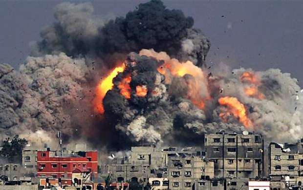 انفجار در شرق غزه