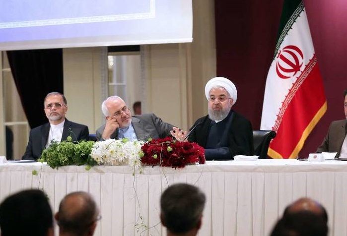 روحانی: تهدید در برابر ایران جواب نمی‌دهد