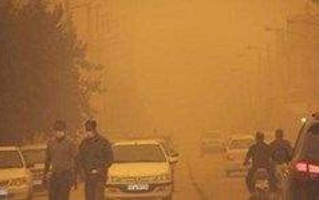 شدت گرد و غبار در فهرج 40 برابر حد مجاز