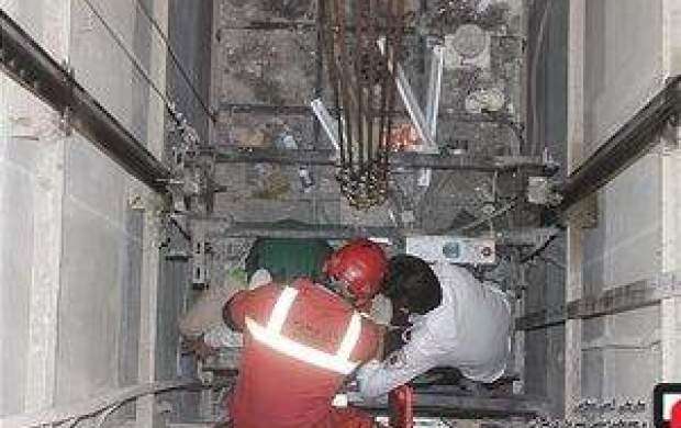 آسانسور پاساژ علاءالدین حادثه آفرید