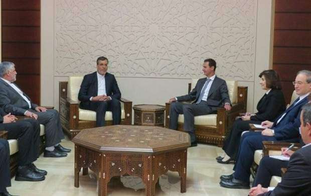 دیدار معاون ظریف با بشار اسد در دمشق