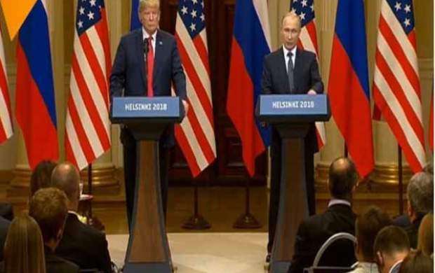 کنفرانس مطبوعاتی پوتین و ترامپ برگزار شد