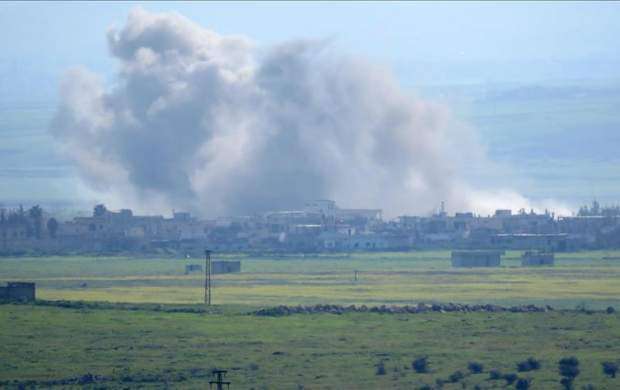 حمله هوایی رژیم صهیونیستی به ریف غربی حماه