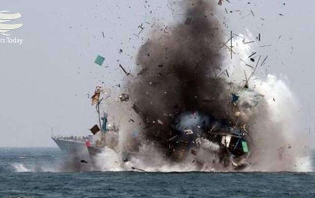 نیروی دریایی یمن قایق نظامی سعودی را منهدم کرد