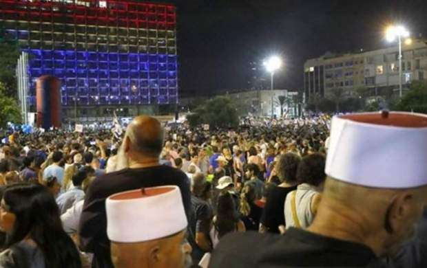 هزاران نفر در تل آویو تظاهرات کردند