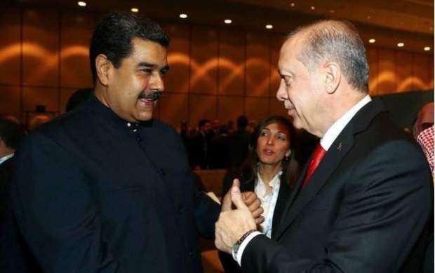 حمایت اردوغان از مادورو پس از ترور نافرجام