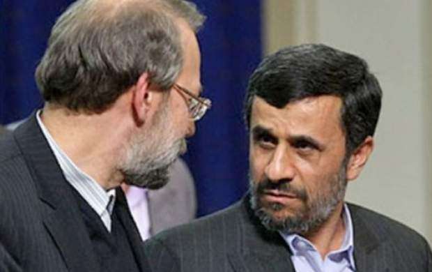 کنایه لاریجانی به احمدی‌نژاد: تهمت می زنند/ برخورد می‌کنیم