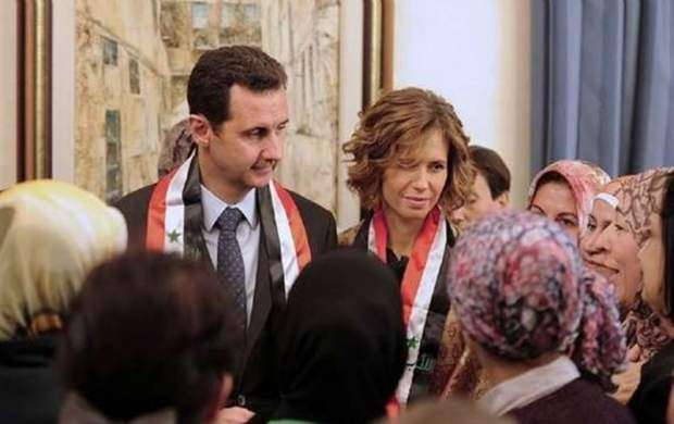 حضور بشار اسد و همسرش در تونل‌های مرگ جوبر