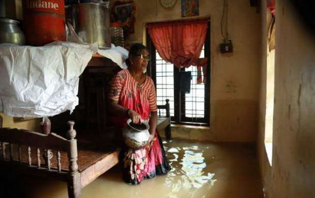 افزایش تلفات بارش باران در «کرالا» هند