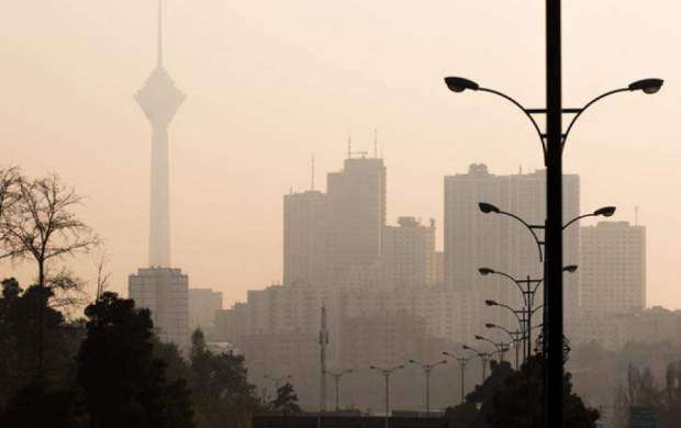 خیزش گرد و غبار درجنوب تهران و۳ استان دیگر