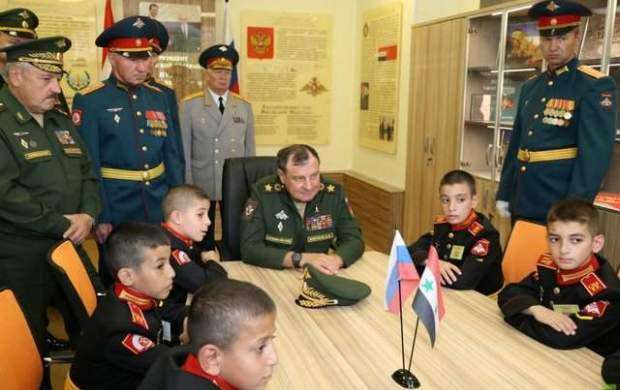 آموزش کودکان سوری در مدارس نظامی روسیه
