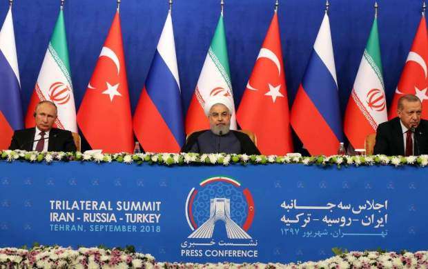 نشست خبری روحانی، پوتین و اردوغان