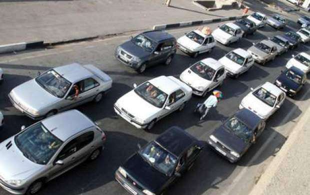 ترافیک در ورودی کلانشهرها به ویژه تهران