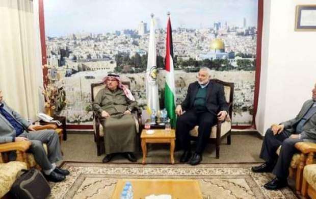 دیدار فرستاده قطر به غزه با رهبران حماس