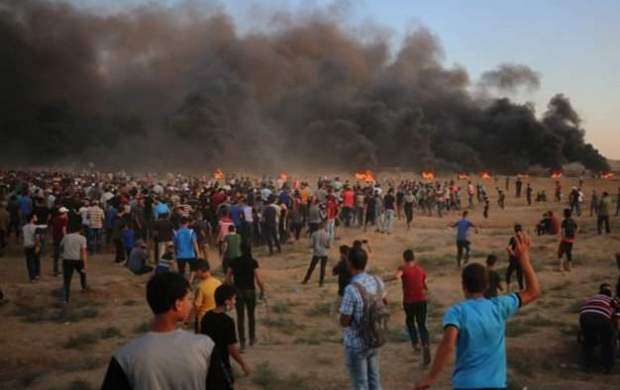 بمباران شمال غزه توسط جنگنده‌های اسرائیلی