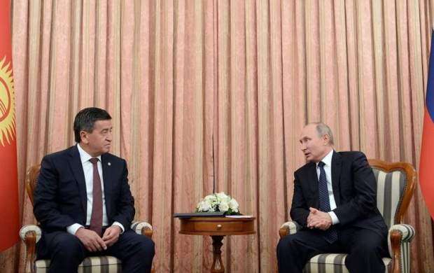 تاکید پوتین برتوسعه روابط تجاری دوجانبه باقرقیزستان