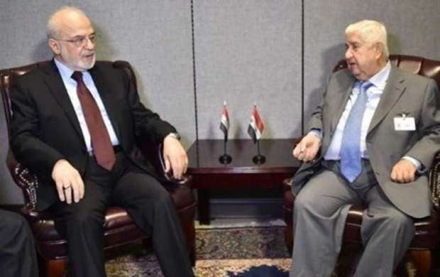 دیدار وزرای خارجه سوریه و عراق در نیویورک