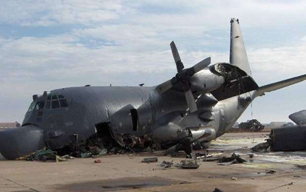 سقوط هواپیمای نظامی آمریکایی در افغانستان