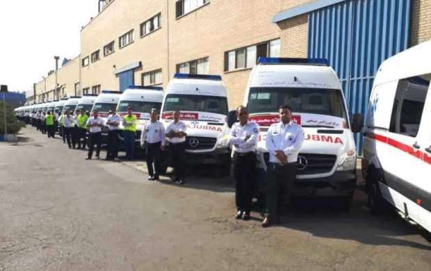 توزیع ۷۰۰ دستگاه آمبولانس در سراسر کشور