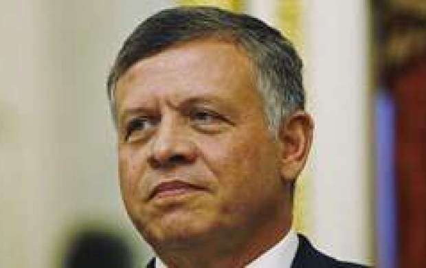 شاه اردن بر احیای مذاکرات سازش تأکید کرد