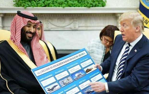شاخ و شانه شبکه سعودی برای ترامپ
