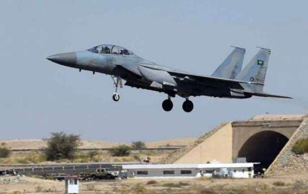 سقوط هواپیمای نیروی هوایی عربستان