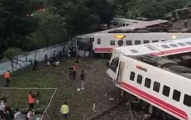 خروج قطار از ریل در تایوان، ۱۷ کشته برجا گذاشت